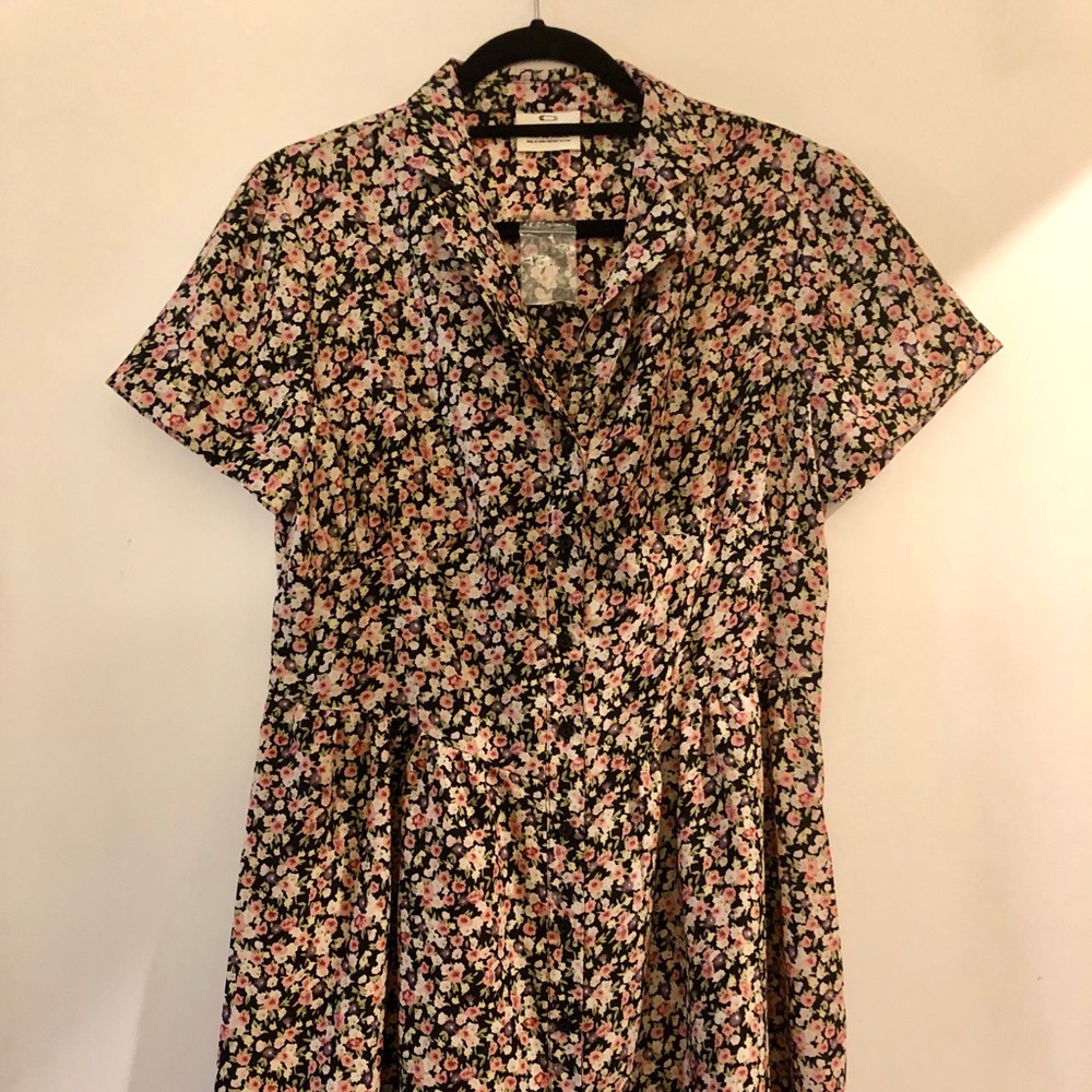 Fun and flirty floral blouse-style dress